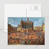 Die Abfahrt von Louis XV Postkarte (Vorne/Hinten)