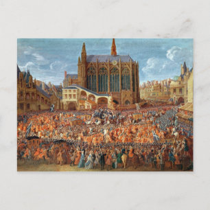 Die Abfahrt von Louis XV Postkarte