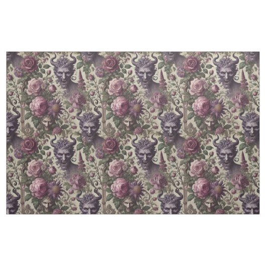 Die Abfrage von Blight - Gothic Statement-Tile Stoff (Fat Quarter (45,7 x 55,9 cm))