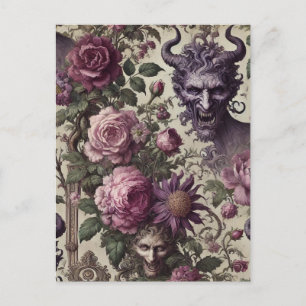 Die Abfrage von Licht - Gotik Viktorianisch Feiertagspostkarte