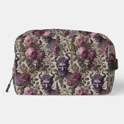 Die Abfrage von Licht - gotisches Barock Waschbeutel (Rückseite)