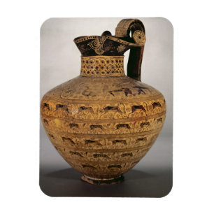 Die "Abgabe Oinochoe", ein Osten, der v Magnet