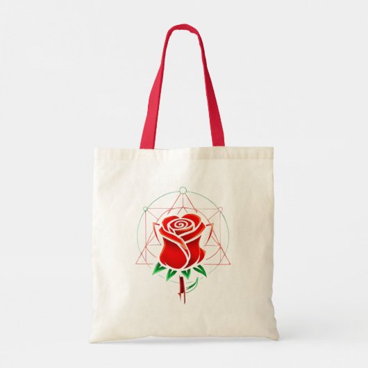 Die abgelehnte Rose: Offizieller Roman-Tote Tragetasche (Rückseite)