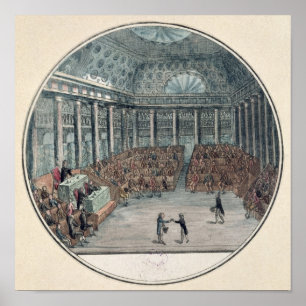 Die Abgeordneten der Kommune-Sitzung Poster