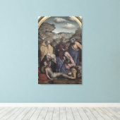 Die Ablagerung (Öl auf Leinwand) Leinwanddruck (Insitu (Holzboden))