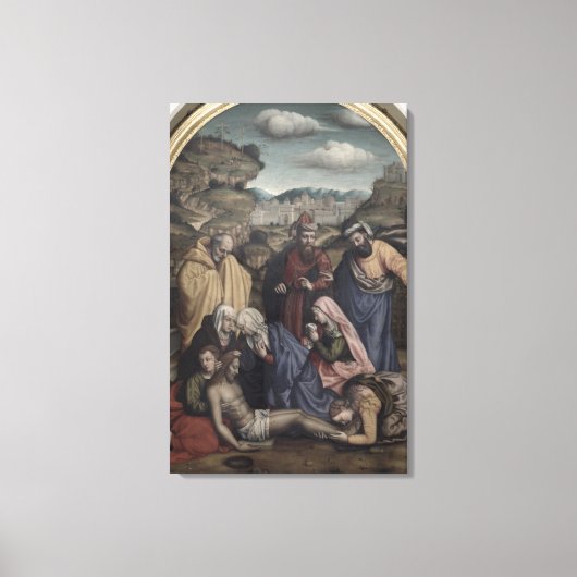 Die Ablagerung (Öl auf Leinwand) Leinwanddruck (Vorderseite)