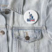Die Ablehnung von Königen seit 1776 Freiheitsstatu Button (Beispiel)