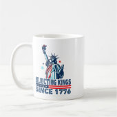 Die Ablehnung von Königen seit 1776 Freiheitsstatu Kaffeetasse (Links)