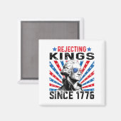 Die Ablehnung von Königen seit 1776 störte die Fla Magnet (Vorderseite/Rückseite)