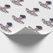 Die Ablehnung von Königen seit dem 4. Juli 1776 Geschenkpapier (Ecke)