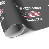 Die Ablehnung von Königen seit dem 4. Juli 1776 Geschenkpapier (Rolleneckpunkt)