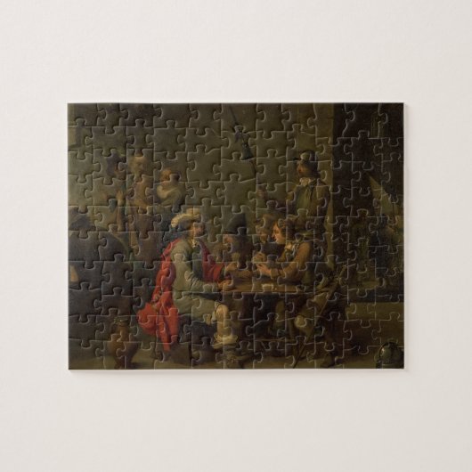 Die Ablehnung von St Peter, 1646 (Öl auf Leinwand) Puzzle (Horizontal)