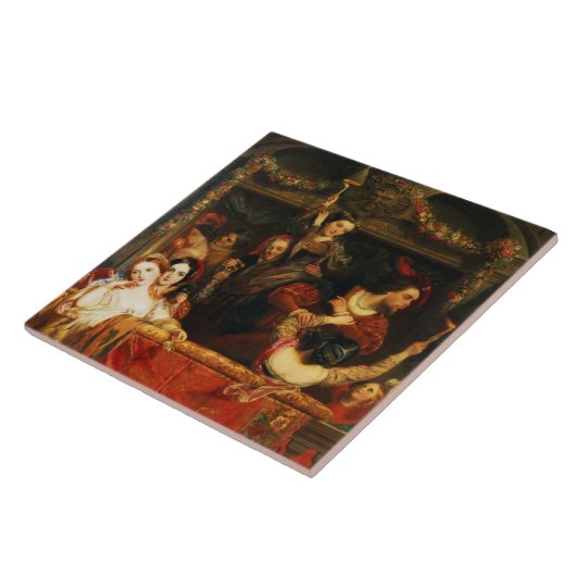 Die Ablenkung des Moccoletti - das letzte Fliese (Seite)