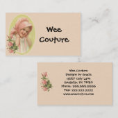 Die Abnutzungs-Geschäfts-Karte der kleine Visitenkarte (Vorne/Hinten)