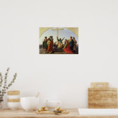 Die Abreise der Apostel, 1845 Poster (Küche)