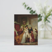 Die Abreise der Freiwilligen Postkarte (Stehend Vorderseite)