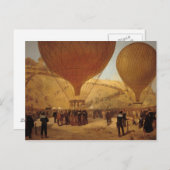 Die Abreise von Leon Michel Gambetta Postkarte (Vorne/Hinten)