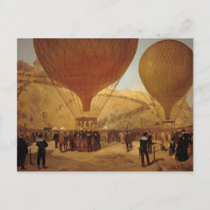 Die Abreise von Leon Michel Gambetta Postkarte