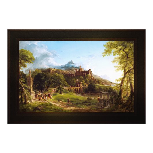 Die Abreise von Thomas Cole Fotodruck (Vorne)