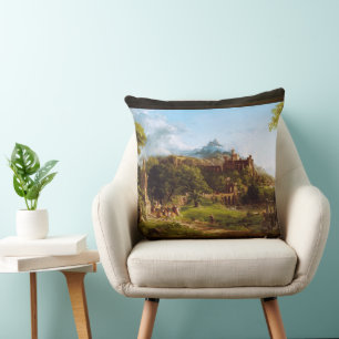 Die Abreise von Thomas Cole Kissen