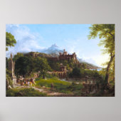 Die Abreise von Thomas Cole Poster (Vorne)