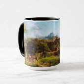 Die Abreise von Thomas Cole Tasse (Vorderseite Links)