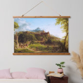 Die Abreise von Thomas Cole Wandteppich Mit Holzrahmen (Schlafzimmer)