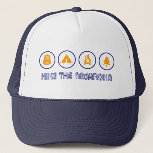 Die Absaroka Mountains erwandern Truckerkappe (Vorderseite)