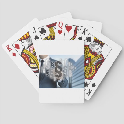 Die Absätze werden vom Unternehmer ausgewählt Spielkarten (Rückseite)
