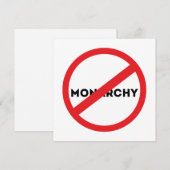 Die Abschaffung der Monarchie (Vorne/Hinten)