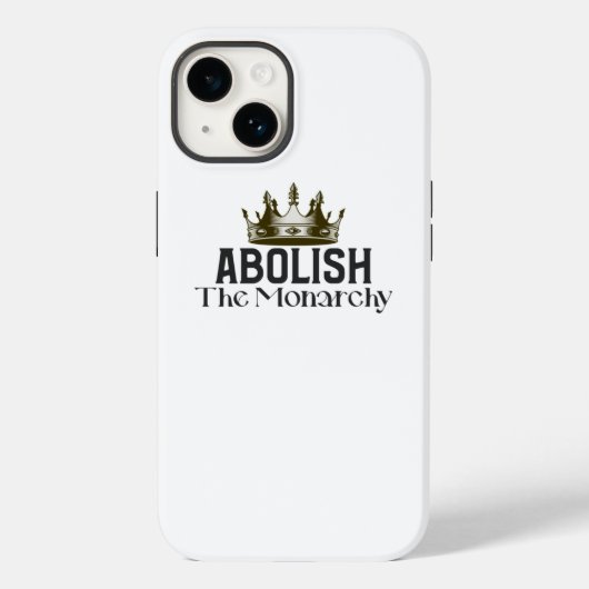 Die Abschaffung der Monarchie Case-Mate iPhone Hülle (Rückseite)