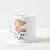 Die Abschaffung der Monarchie Kaffeetasse (Vorderseite Links)