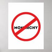Die Abschaffung der Monarchie Poster (Vorne)