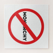 Die Abschaffung der Monarchie Puzzle (Horizontal)