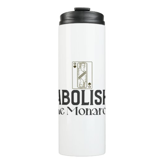 Die Abschaffung der Monarchie Thermosbecher (Vorderseite)