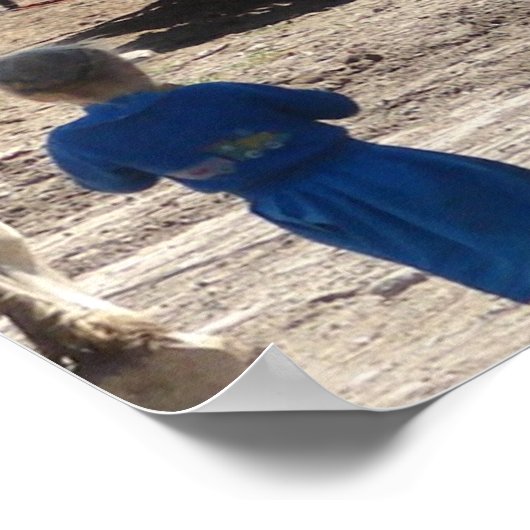 Die abscheulichen Mädchen und ihr Pferd Poster (Ecke)