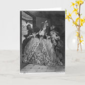 Die Abschiede Karte (Gelbe Blume)