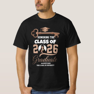 Die Abschlussklasse 2026 Persönlicher Graduierten- T-Shirt