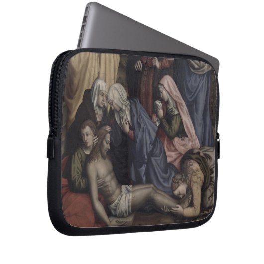 Die Absetzung (Öl auf Leinwand) Laptopschutzhülle (Vorne Rechts)