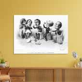 Die absoluten Könige gezwungen, die Pille zu schlu Leinwanddruck (Insitu (Wohnzimmer))