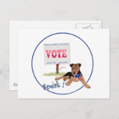 Die Abstimmung beenden Postkarte (Vorne/Hinten)