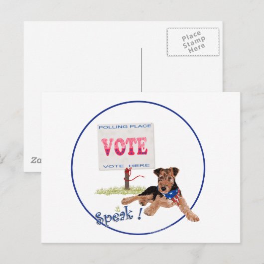 Die Abstimmung beenden Postkarte (Vorne/Hinten)