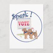 Die Abstimmung beenden Postkarte (Vorderseite)