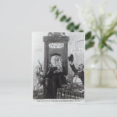 Die Abstimmung über das Casting oder der unabhängi Postkarte (Stehend Vorderseite)