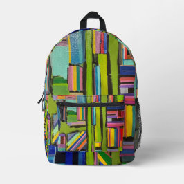 Die abstrakte Acrylmalerei Bedruckter Rucksack