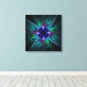 Die Abstrakte Art Quad Leinwand (Insitu (Holzboden))