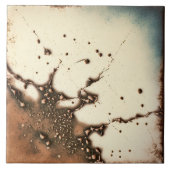 Die Abstrakte Cer-Dekoration aus marmorierter Erde Fliese (Vorderseite)