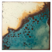 Die Abstrakte Cer-Dekoration aus marmorierter Erde Fliese (Vorderseite)