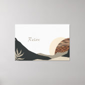 Die Abstrakte Erde Tones Mountain Leinwand Kunst (Vorderseite)