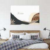 Die Abstrakte Erde Tones Mountain Leinwand Kunst (Insitu (Schlafzimmer))